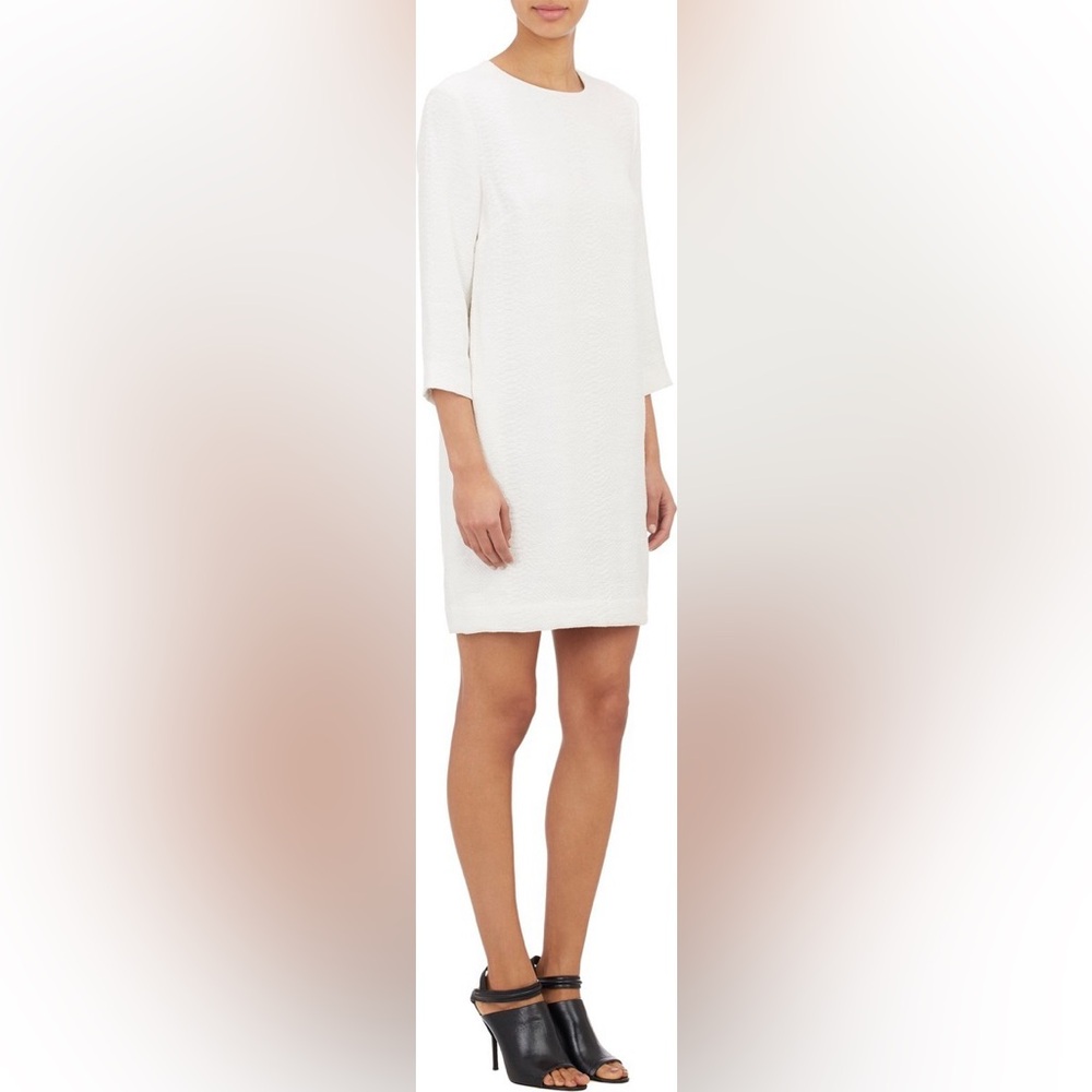 Vince Cream Dress, Ivory Snakeskin Print Shift Dress,‎ Pockets, $395 Original!!!